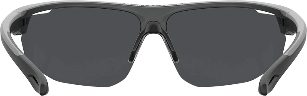 Under Armour Clutch Wrap Grey 71mm Sunglasses - Back View