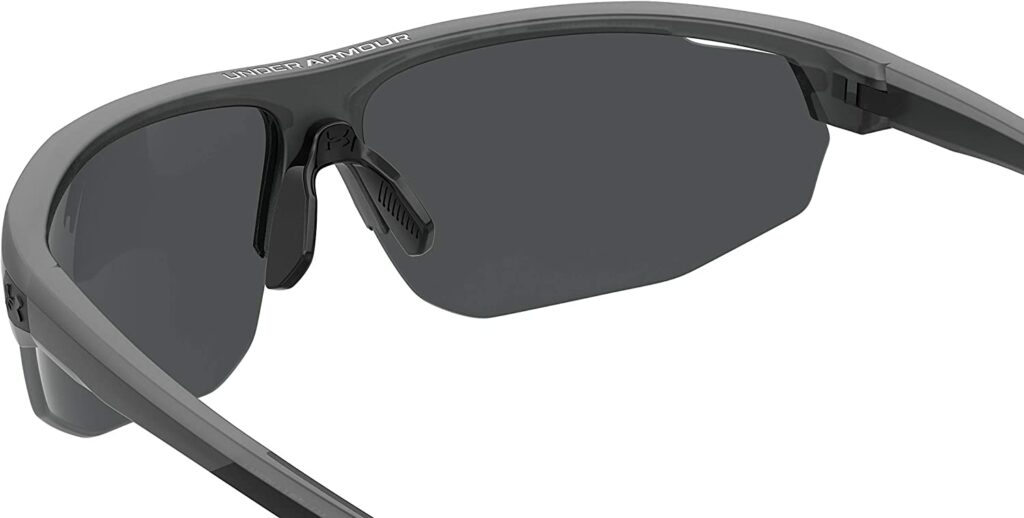 Under Armour Clutch Wrap Grey 71mm Sunglasses - Back View 2