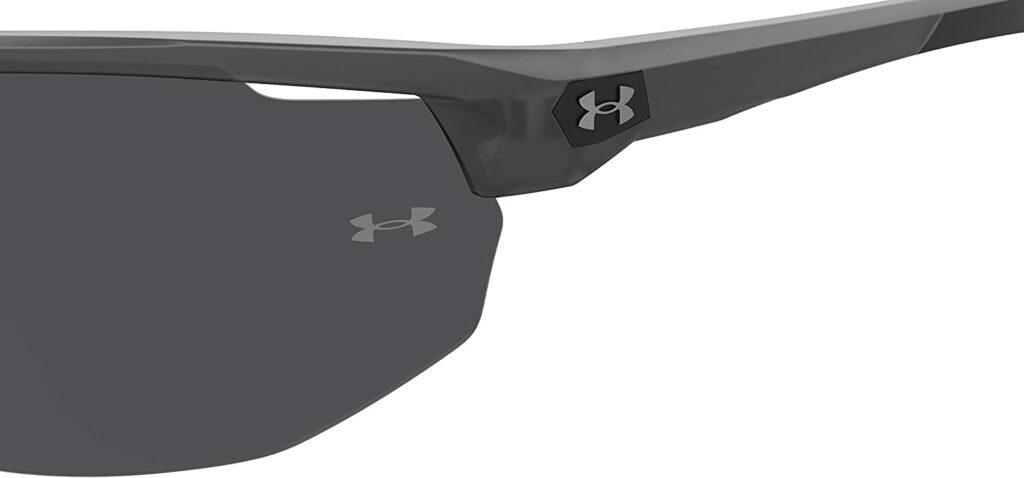 Under Armour Clutch Wrap Grey 71mm Sunglasses - Logo