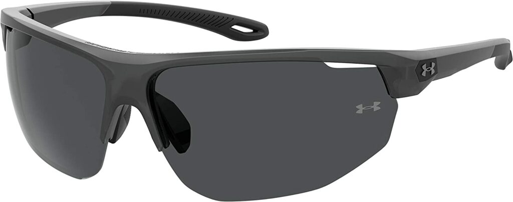 Under Armour Clutch Wrap Grey 71mm Sunglasses - Side View