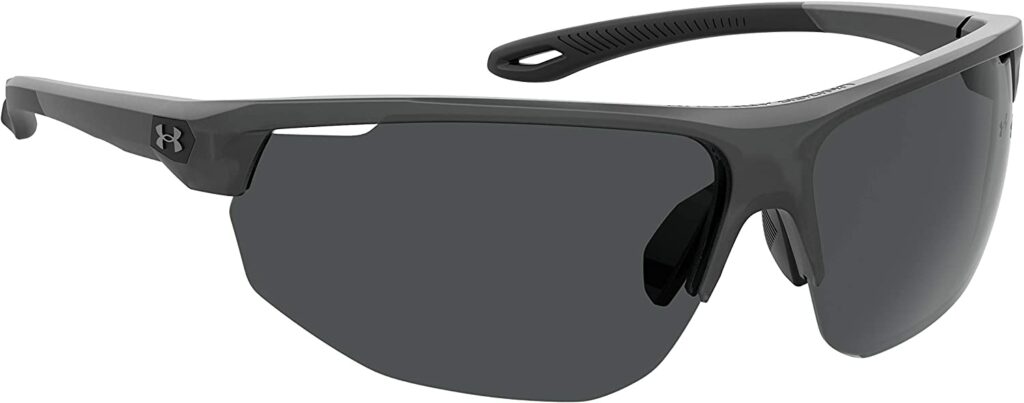 Under Armour Clutch Wrap Grey 71mm Sunglasses - Side View 2