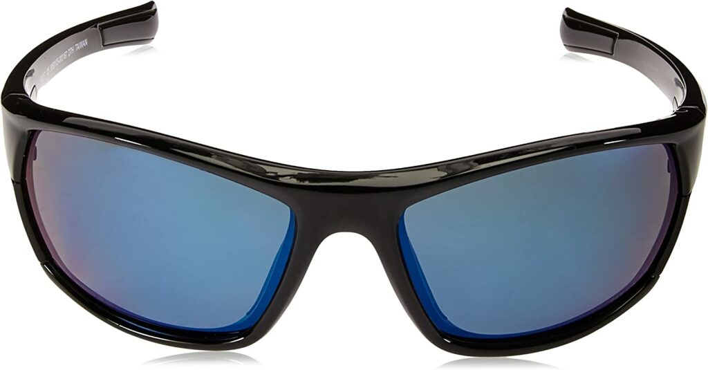 Under Armour Powerbrake Wrap Blue 62mm Sunglasses - Front View