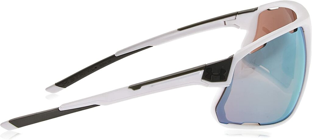Under Armour Strive White 74mm Sunglasses - Arm