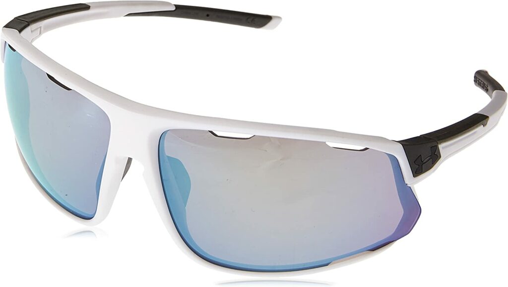 Under Armour Strive White 74mm Sunglasses - Side View
