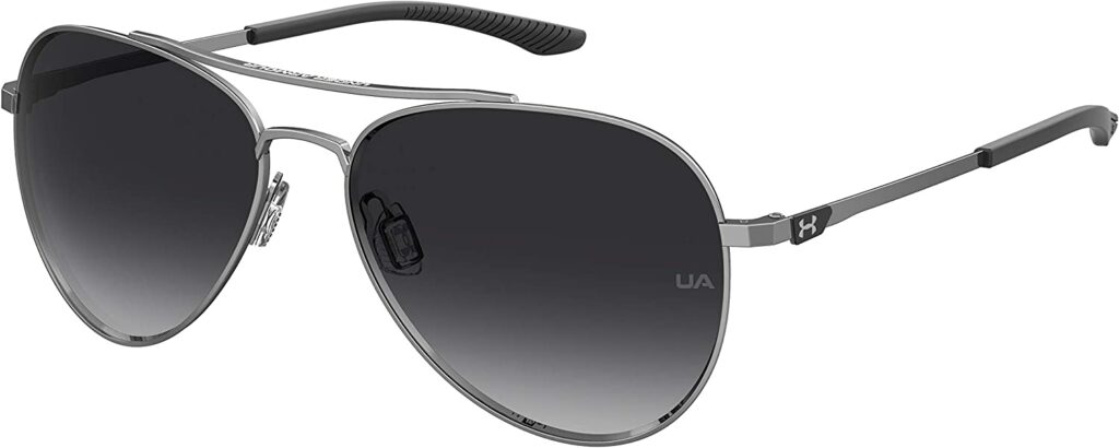 Under Armour UA Instinct Black 59mm Sunglasses - Side View