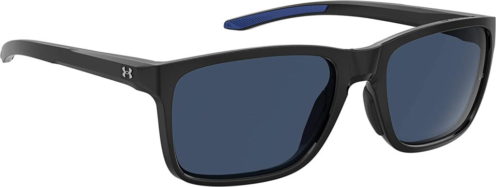 Under Armour Unisex UA Hustle Black 58mm Sunglasses - Side View 2