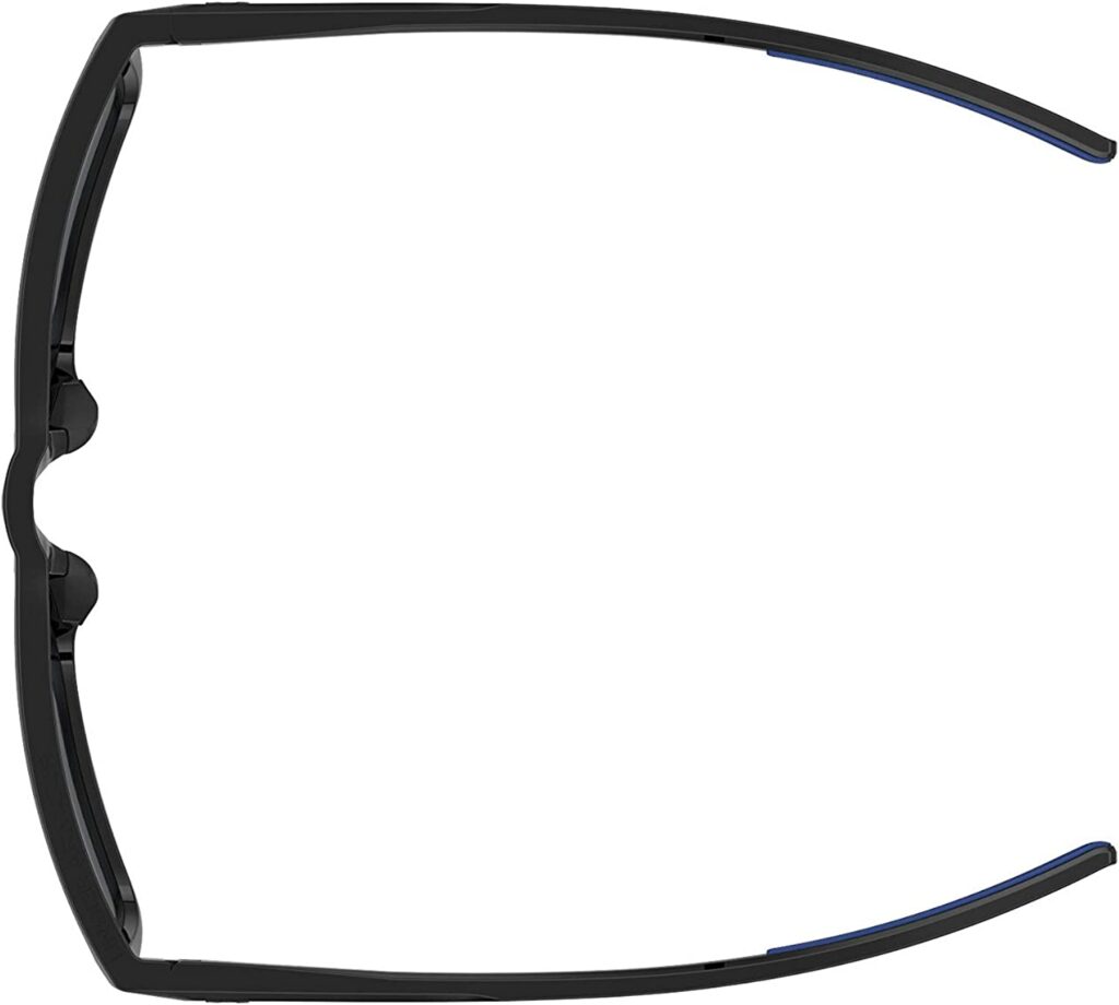 Under Armour Unisex UA Hustle Black 58mm Sunglasses - Top View